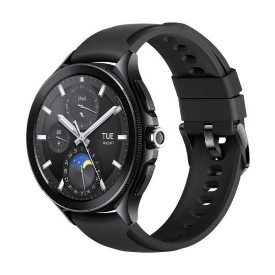 Xiaomi Watch 2 Pro Bluetooth® (Black Fluororubber Strap), Black Case