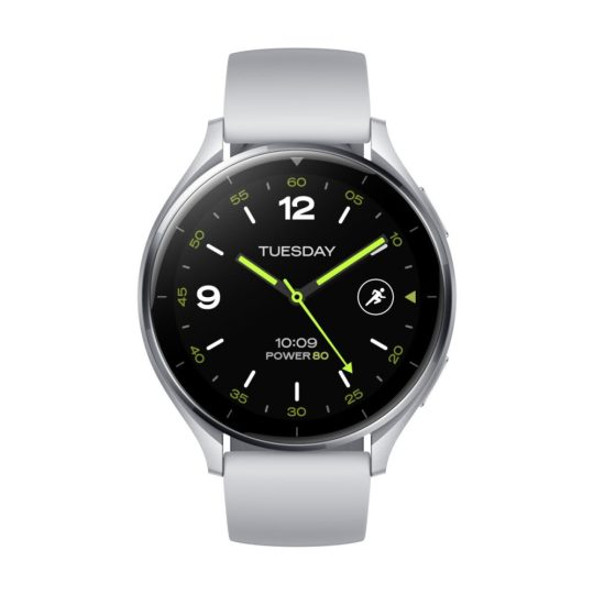 Xiaomi Watch 2, Sliver Case(Gray TPU Strap)